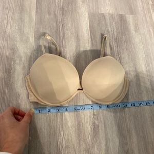 Victoria’s Secret PINK super push up beige bra